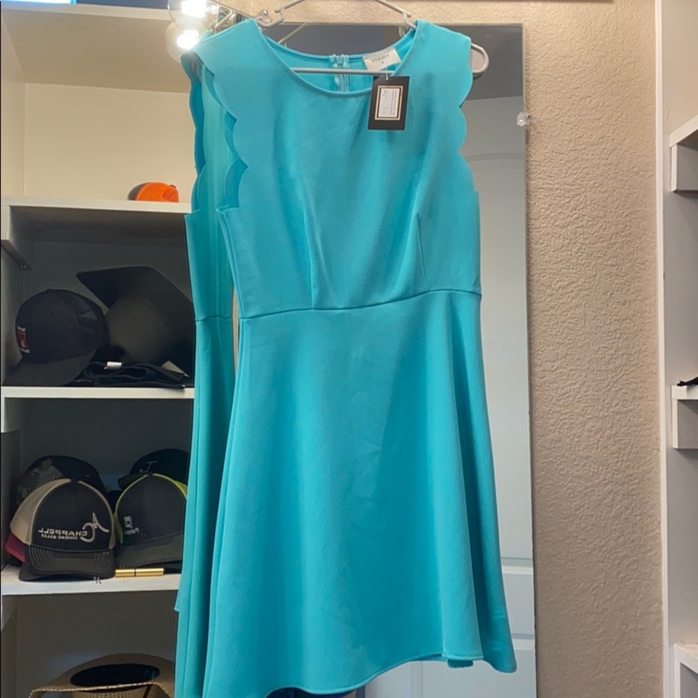 Easter green short dress